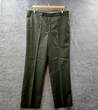 New Hard Yakka Mens  Perma Prest Work Pants Size 102ST Green Workwear Scotchgard