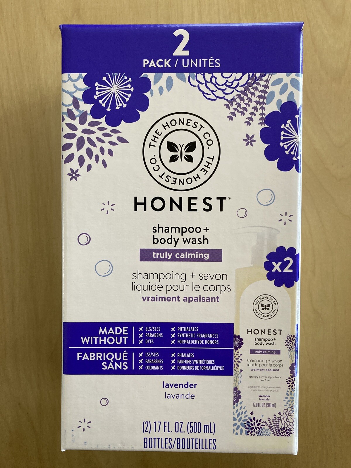 the honest company truly calming lavender shampoo