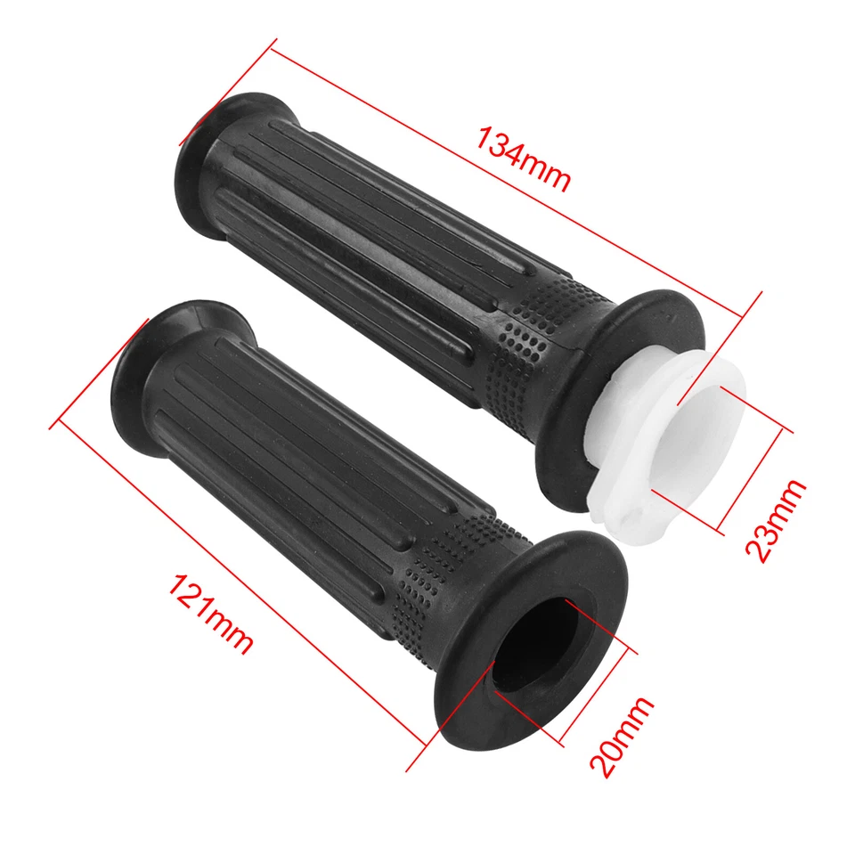 Fit Yamaha PW80 PY80 Throttle Housing Switch Brake Levers Grips Set Dirt Bike US - Image 2 of 4