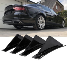 DE Auto Heckstoßstange Diffusor Heckdiffusor Spoiler Schwarz für Audi A7 4G