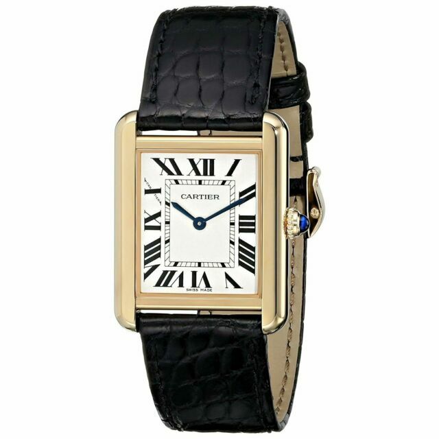 Cartier Tank Silver Unisex Adult Watch 