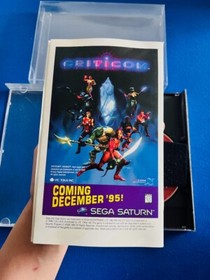 🔥 Valora Valley Golf 🔥 Sega Saturn Complete Case Manual Reg Card STYROFOAM