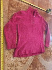 Classic Elements Sweater Large L Rose Pink Bu...