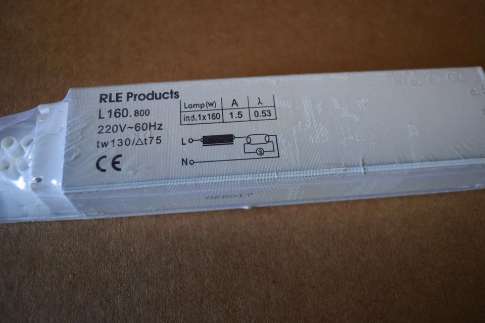 Дульный балласт RLE Products 160 Вт для загара и люминесцентных ламп - Изображение 2 из 2