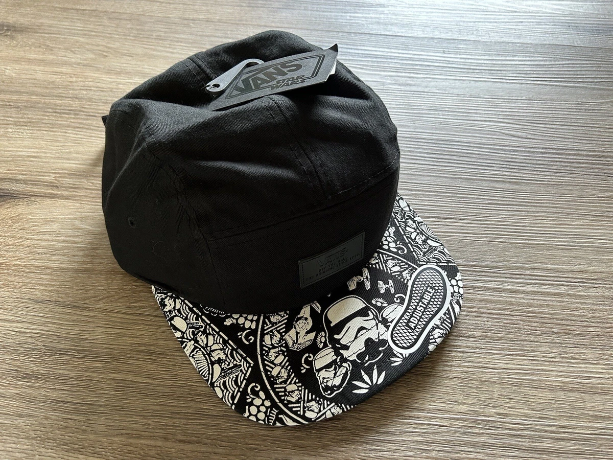 VANS x Star Wars Camper 5 Stormtrooper Black Canvas Hat Cap New | eBay