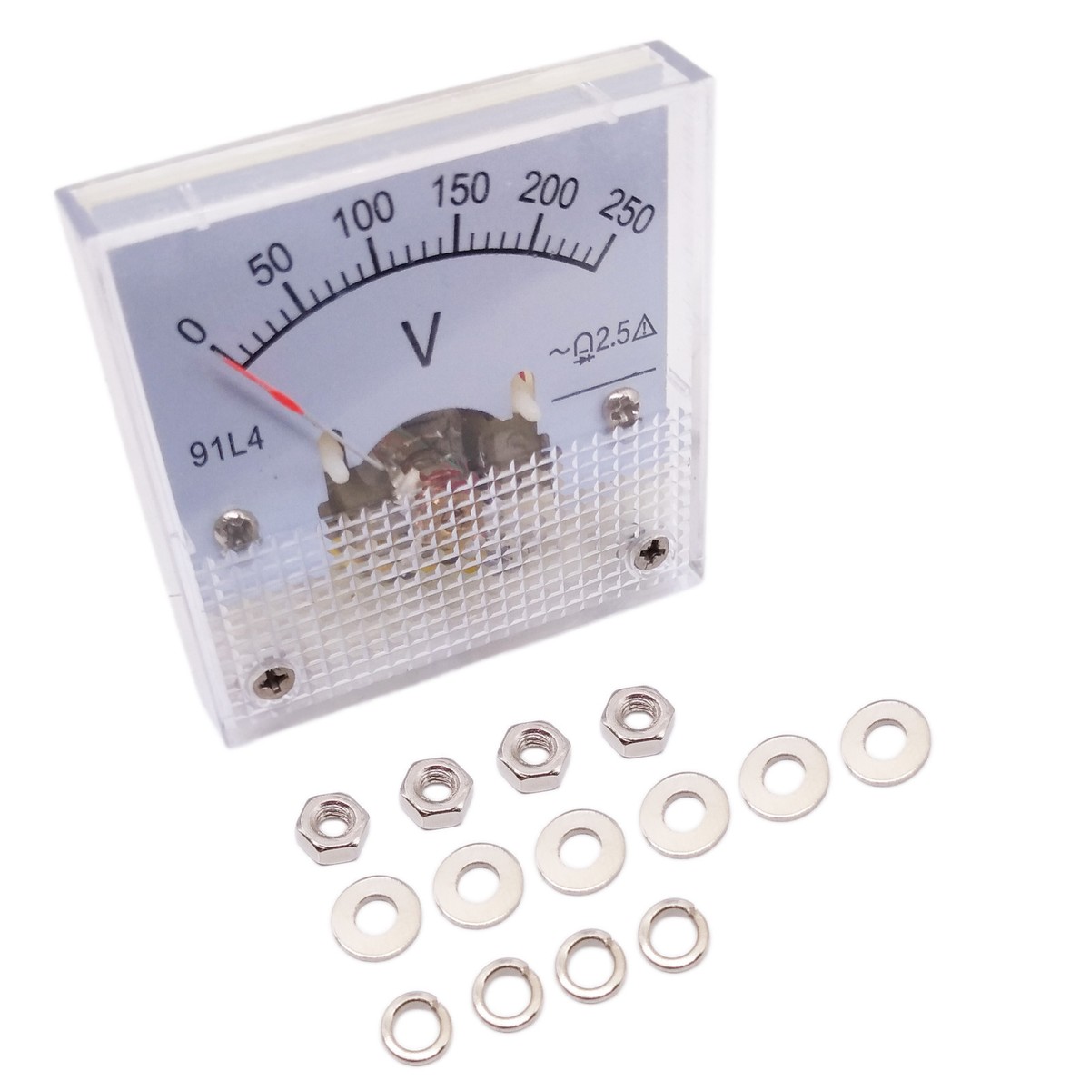 Analoges AC Panel-Meter 0-300V – Voltmeter 91L16, Produktbild-Vorschau 2