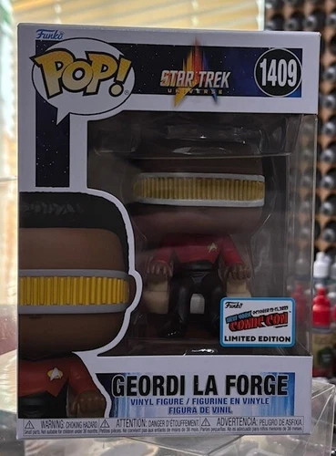 Funko POP! Geordi La Forge Star Trek Universe #1409 Figure NYCC Exclusive MINT🔥