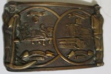 IH International Harvester McCormick Reaper  Ax Combine Belt Buckle Spec Cast