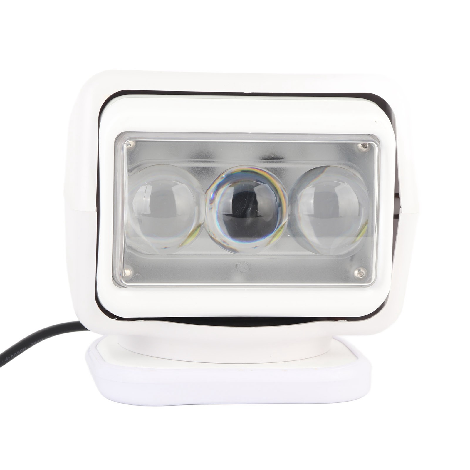 .LED Telecomando Proiettore Singola Fila per Nave Fuoristrada Veicolo Corto Bianco