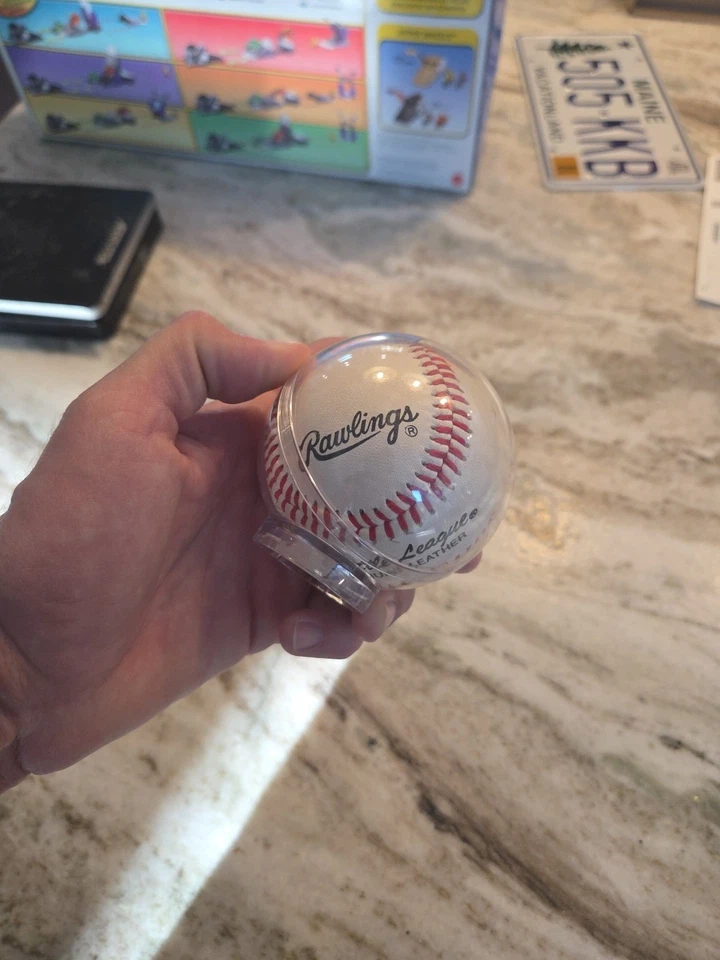 Bill Swift (Maine) Giants Rockies genuino autografiado Rawlings béisbol en estuche Foto 2 de 2