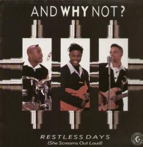 And Why Not Restless Days 12"" vinyl UK Island 1989 in pic sleeve 12IS426