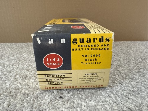 VANGUARDS LLEDO DIECAST 1/43 MORRIS MINOR TRAVELLER BLACK VA10000 - Picture 13 of 15