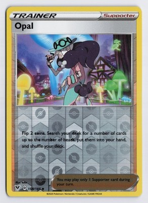 Opal - SWSH04 #158/185 SWSH04: Vivid Voltage Reverse Holo LP