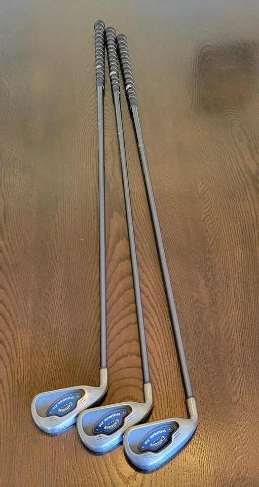 Ladies Callaway Steelhead X-16 Irons 3 4 5 Left Handed CW85 Firm Flex Graphite - Image 4 of 4