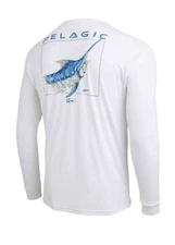 Pelagic Men's Aquatek Goione Marlin Fishing Long Sleeve Shirt - Large