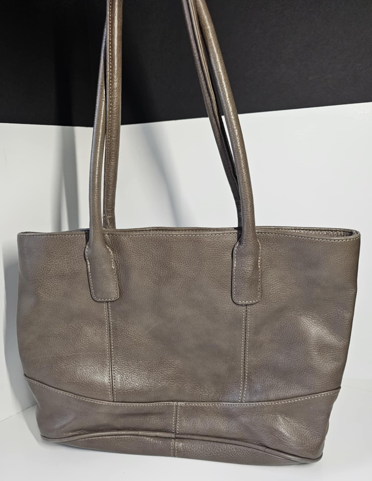 Ameri Leather New Gray handbag purse shoulder bag - image 2