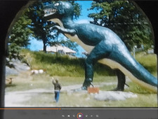 CANADA TRIP ONTARIO DINOSAURS NIAGARA FALLS CA 8MM HOME Movie Film Reel C695