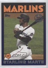2021 Topps 1986 Baseball 35th Anniversary Blue Starling Marte #86B-42 01w1