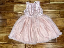 Girls Size 7/8 Pink With Tulle Dress