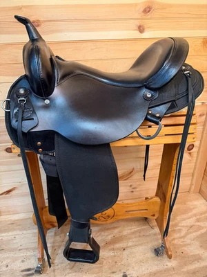 17” Circle Y High Horse El Campo Gaited Western Trail Saddle Model 6970 (2023) - Image 1 of 4