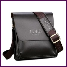 The leisure business single shoulder bag Polo vertical bag man trend inclined
