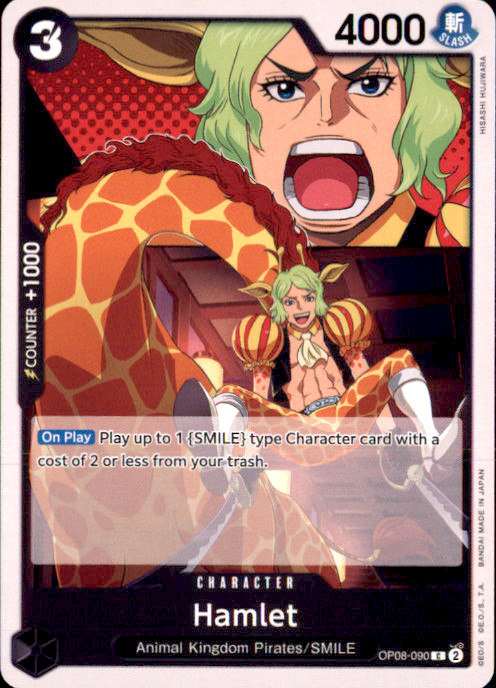 Hamlet C Two Legends OP08-090 NM 2024