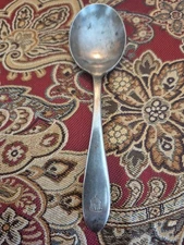 Greenbrier Resort Hotel Vintage Springhouse Pattern Siver Plate Soup Spoon