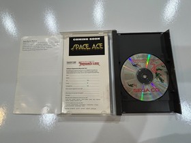 Dragon's Lair (Sega CD, 1994) CIB Complete in Box w Manual + Reg Card + Foam EXC