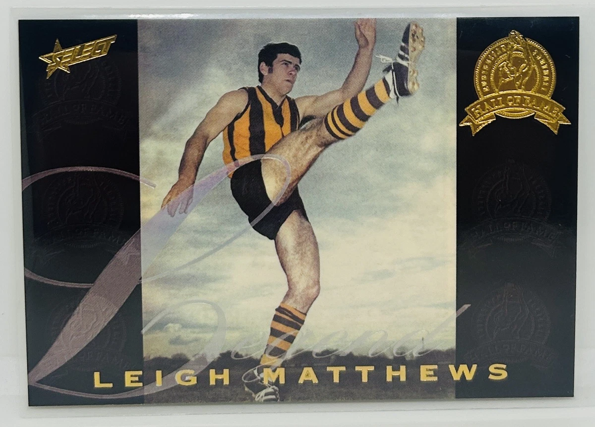Carte Sportive Vintage Leigh Matthews 1978 Scanlens VFL - Notée CGA 3, Hawthorn Hawks, Rare