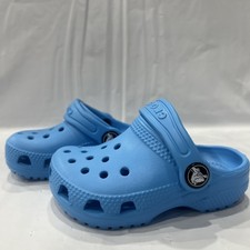 Crocs Classics Clog Toddler US 6 Blue Round Toe Slip-On Comfort Shoes EBS1468