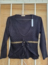 Women's Pull Over Long sleeves,New with tags, Black, Size M,Stretch