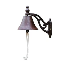 Dinner Bell Outdoor Vintage Wall Bell Entry Door Bell Manually