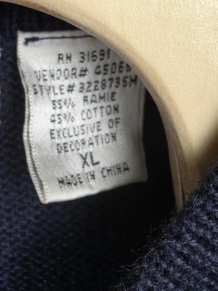 Suéter BP Design Mujer XL Azul Púrpura Muñeco de Nieve Copo de Nieve Navidad Cremallera Foto 4 de 4