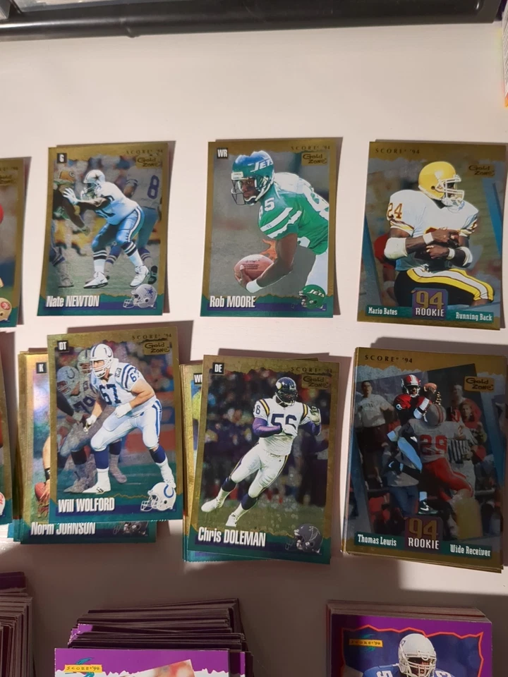 1994 Score Football/Gold Zone/Base 💥U Pick💥PLEASE READ DESCRIPTION - Image 3 of 4