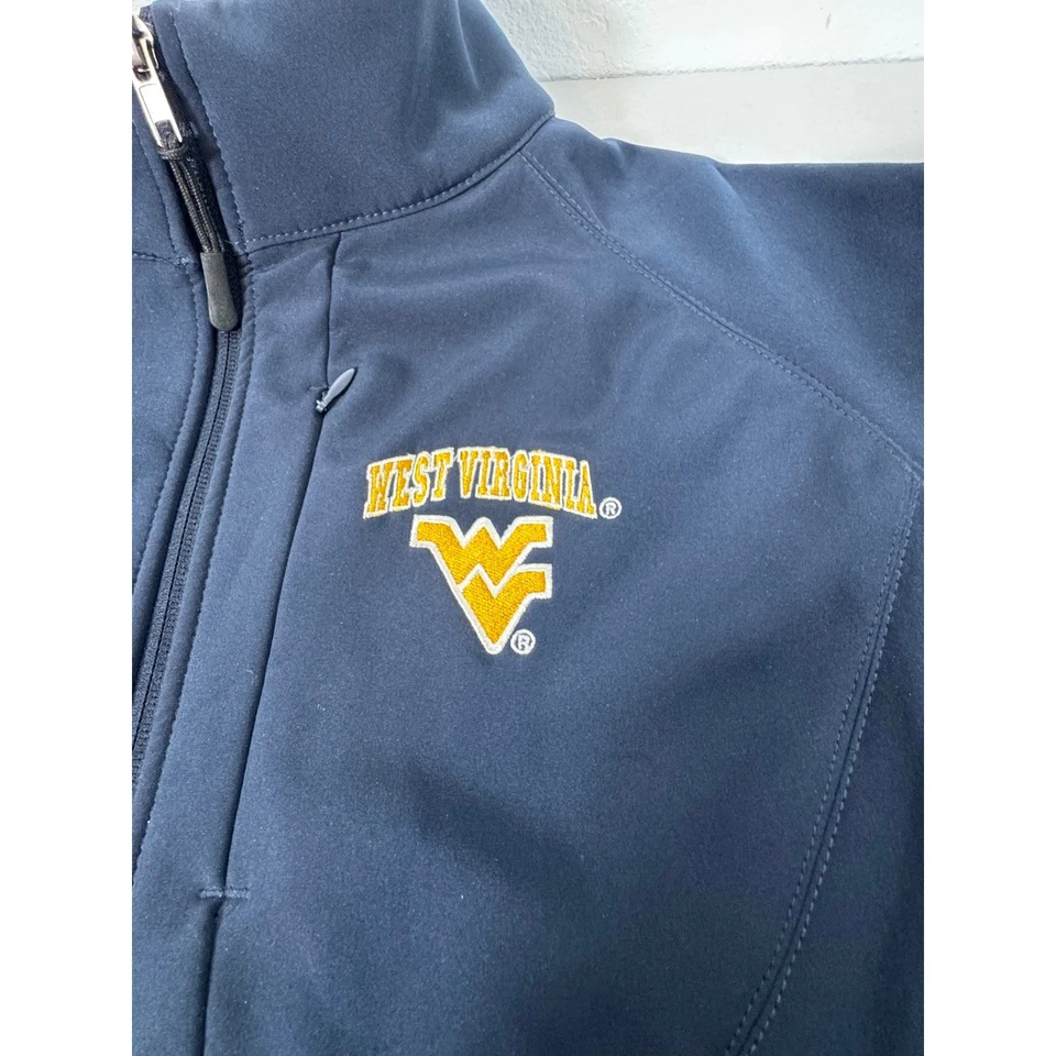 Chaqueta Colosseum WVU Mountaineers Cremallera Completa Abrigo Softshell Mujer XL Foto 3 de 4