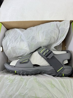 Kuru Mens Sandals 11 Current Gray Shoes Hiking Plantar Fasciitis New