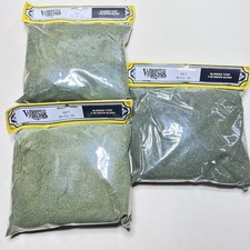 (3) Woodland Scenics Blended Turf T49 Green Blend 45Cu. In. Each