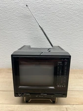 La Petite 1000 Black & White 4.5 Inch Portable Camping Mini TV 12V Tested
