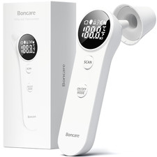 Fast  Accurate Ear  Forehead Thermometer for All Ages - Easy to Use 