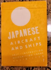 VINTAGE PICTURE CARDS WW2 JAPANESE AIRCRAFT & WARSHIPS DBL SIDED 54 CARDS
