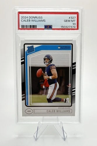 2024 Panini Donruss Rated Rookie Caleb Williams #327 PSA 10
