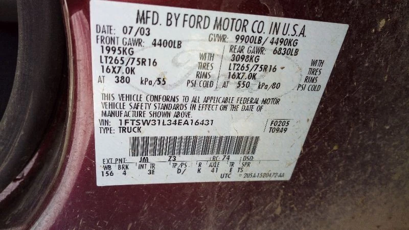 Inyector de combustible 8-280 4,6 L 85-03 furgoneta Ford E150 5975738 Foto 4 de 4