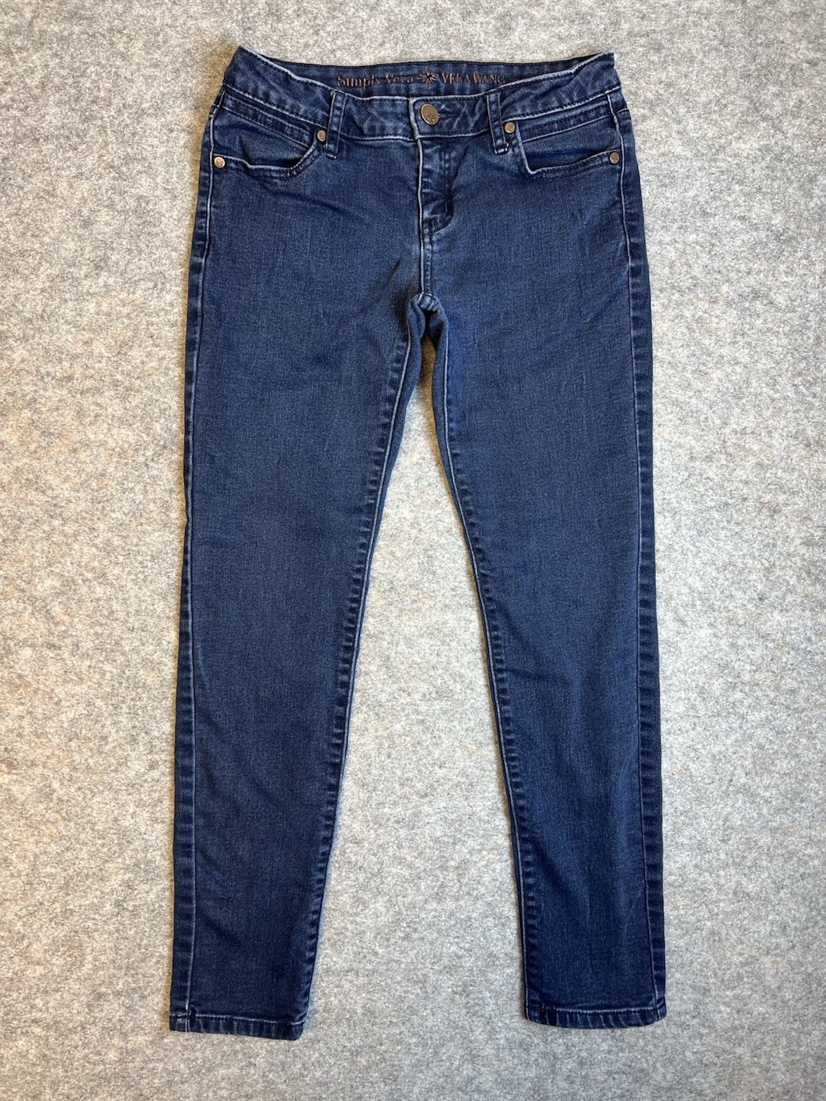 Simply Vera Vera Wang Women Jeans Size 2 Blue Denim