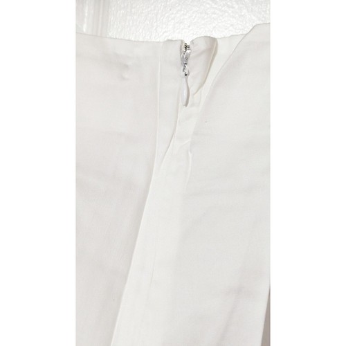 Foxiedox Spellgirl Blue Embroidered 100% Cotton White Wide Leg Pants Size M - Picture 9 of 12