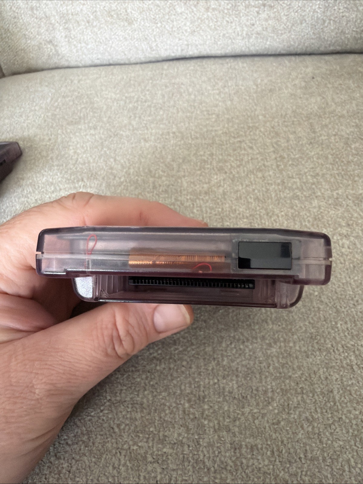 Nintendo Game Boy Color GBC IPS Mod Atomic Purple Nice Condition