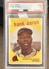 1959 Topps - Hank Aaron #380 PSA 5