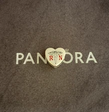 Pandora Nurse Exclusive Heart Charm Bead Travel Dangle S925 Sterling Silver