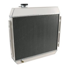 3 Row Aluminum Radiator For 55 1956 1957 Chevy Belair Nomad Del Ray V8 AT MT