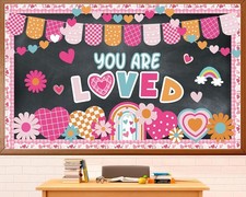 Valentine's Day Bulletin Board Set Valentines Classroom Decoration You are Lo...