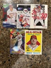 Mike Trout 5 Card Lot  Los Angeles Angels Topps Inserts